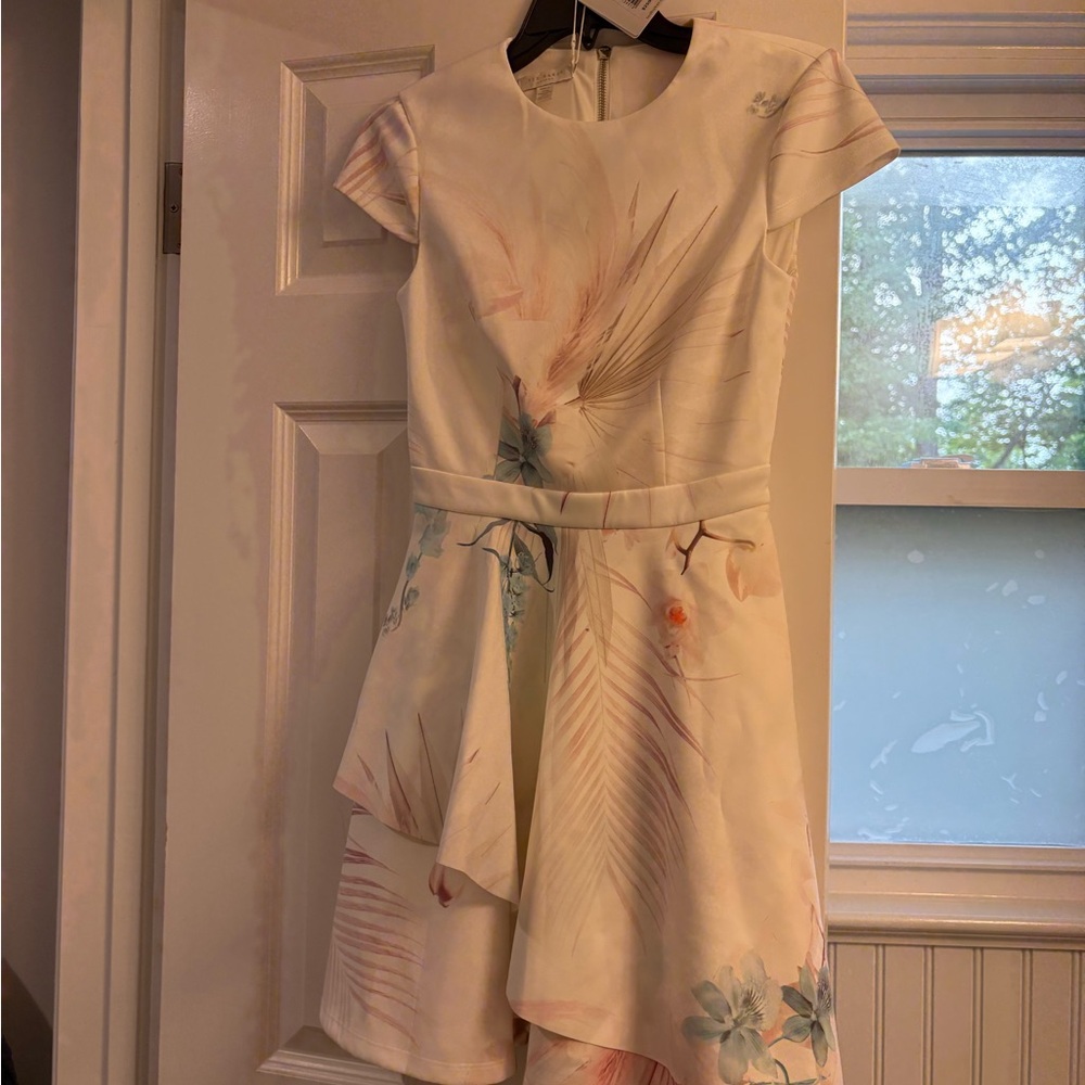 Ted Baker Cream Floral Dress